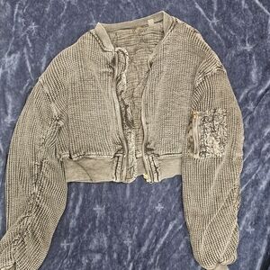 Stylish Gray Women's Cardigan